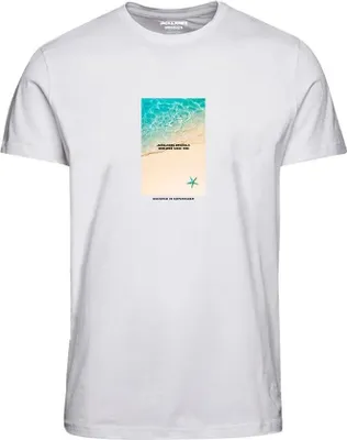 Produktbild von Jack & Jones Marbella 1 Kurzarm-t-shirt Weiß S Herren Weiß S