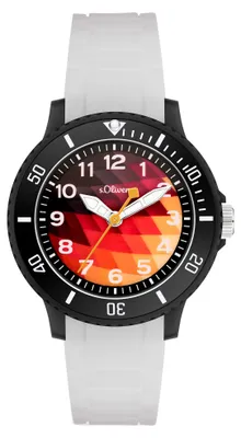 Produktbild von s.Oliver Uhr Kinder-Armbanduhr Silikon Kids Jungen Silikon SO-4502-PQ