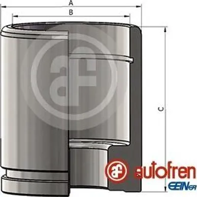 Produktbild von AUTOFREN SEINSA Bremssattel-Kolben passend für MERCEDES-BENZ VARIO Kasten/Kombi 60mm Stahl