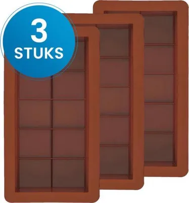Produktbild von Silikon Chocolade Mallen Rechteckig - Nachhaltig - Für Proteinriegel, Dubai Chocolade Energieriegel, Handgemachte Geschenke - Chocoladeformen, Cacao Mallen, Wax Melt Mallen, Rechteckige Mallen, Backform
