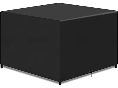 Productafbeelding van Tuinmeubelbeschermer, 420D Oxford-stof, waterdicht, UV-bestendig, winddicht, zwart, 300x300x90 cm