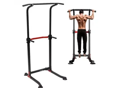 Produktbild von Multifunktionale Pull-Up Bar & Dip Station für Klimmzüge Dips Ganzkörpertraining