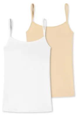 Produktbild von Schiesser Uncover Damen Spaghettitop 2-Pack - sortiert 1 - Größe M