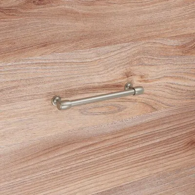 Produktbild von Griff für Möbel aus Zinklegierung, Lochabstand 192 mm, vernickelt