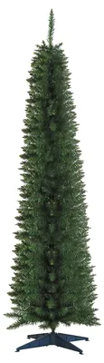 Produktbild von HOMCOM Weihnachtsbaum Tannenbaum mit Kunststoffständer 499 Spitzen Grün