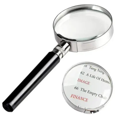 Produktbild von 60 mm Lupe 3fach Vergrößerung Leselupe Handlupe bruchsicher Echtglas versch. Größen