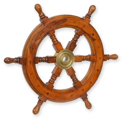 Productafbeelding van A Wooden Steering Wheel
