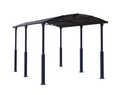 Image de Carport 18.2m² gris anthracite - Palram - 705913 - alpine 5000