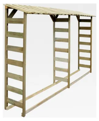 Produktbild von Kiefer KDI Brennholzregal 300x44x176 cm