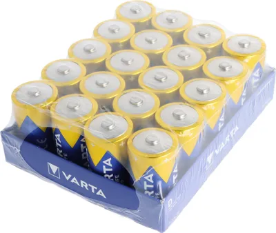 A pack of Varta batteries in their retail packaging.