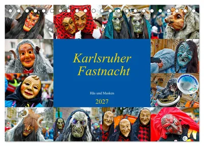 Produktbild von Karlsruher Fastnacht (Tischkalender 2027 DIN A5 quer), CALVENDO Monatskalender
