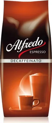 Produktbild von Alfredo Espresso Kaffee Decaffeinato entkoffeiniert 1000g Bohnen