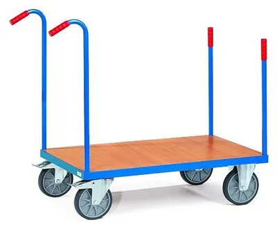 Imagen del producto de mttcc258 F: Carro transportador, con asa, capacidad de 500 kg, dimensiones: 1100 mm de largo x 509 mm de ancho x 923 mm de alto
