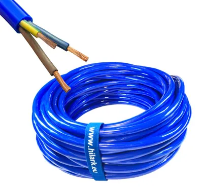 Image de Câble PVC H07BQ-F 3x1,5 mm² 100m bleu