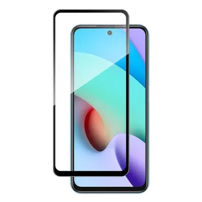 Zdjęcie produktu dla Wozinsky Full Cover Flexi Nano folia szklana szkło hartowane z ramką Xiaomi Redmi 10 czarny
