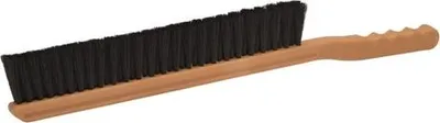 Image de Brosse à poussière à poils noirs - 49 cm Brosse à poussière pour toutes les surfaces, nettoyage étroit entre les armoires et les fentes