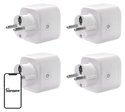 Immagine prodotto di SONOFF S61s, adattatore per prese Matter, connessione Wi-Fi, confezione da 4