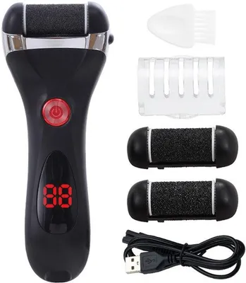 Obrázek produktu pro Elektrický přístroj na pedikúru, dobíjecí, černý