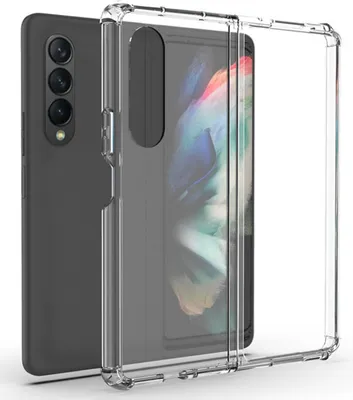 Immagine prodotto di Custodia per Samsung Galaxy Z FOLD 3 5G - Custodia trasparente antiurto per telefoni cellulari Custodia protettiva antigraffio ultra sottile Phonillico
