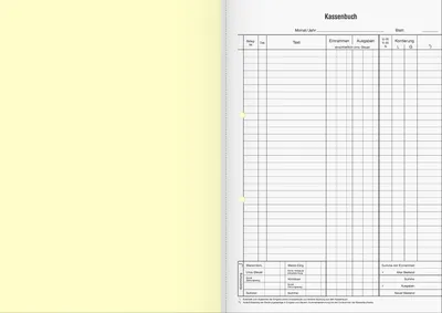 Produktbild von Formularbuch Kassenbuch A4 selbstdurchschreibend VE=5x2x50 Blatt