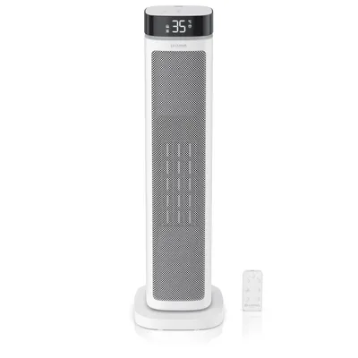 Produktbild von Brandson Keramik Heizlüfter 2000 W mit PTC Technik, Fernbedienung, 3 Modi, Oszillation, Thermostat 10 bis 35 Grad, Timer bis 12 Stunden, LED Display, Heizgerät, weiß