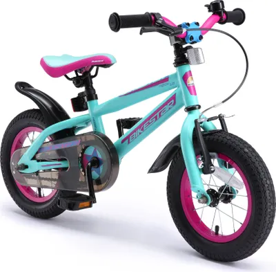 Produktbild von BIKESTAR Kinder Fahrrad ab 3 - 4 Jahre | 12 Zoll Mountain | Berry Türkis