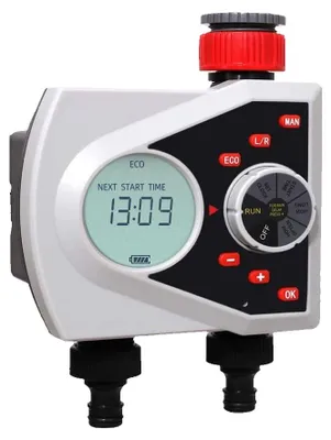 Bewässerungsuhr mit 2 Ausgängen, LCD-Display, Timer-Funktion