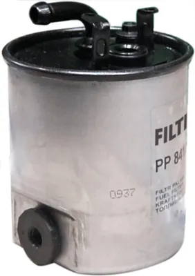Produktbild von Kraftstofffilter FILTRON PP 841/3 passend für MERCEDES-BENZ A-Klasse (W168) Leitungsfilter