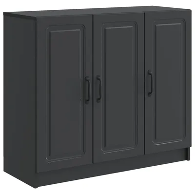 Obrázek produktu pro vidaXL Komoda černá 89 x 34,5 x 77 cm dřevotřísková deska