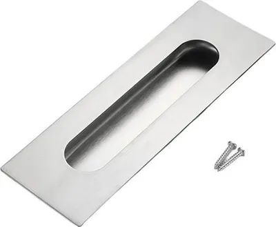 Immagine prodotto di INF Maniglia ad Incasso in Acciaio Inox 150x50mm per Mobili, 2 Pezzi