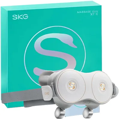 Produktbild von SKG H7-E Nacken-Massagegerät mit Kompresse und Rotlicht - Weiß