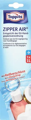 Produktbild von TOPPITS Allzweckbeutel Air mit Zipper 3 x 1 Liter