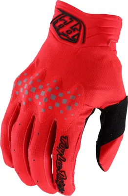 Zdjęcie produktu dla Rękawice męskie Troy Lee Designs Gambit, czerwony, M
