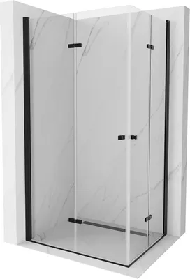 Zdjęcie produktu dla Mexen Lima Duo kabina prysznicowa składana 90 x 80 cm, transparent, czarna - 856-090-080-70-00-02