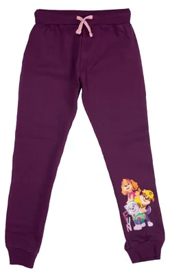 Produktbild von Paw Patrol Jogginghose für Mädchen - Fun Kinder Trainingshose Sweathose Hose Lila 98-104