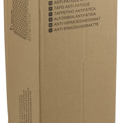 Obrázek produktu pro Rohož Unicomfort proti únavě Rohož na pracoviště 90 x 60 x 1,5 CM Pryž s diamantovým profilem