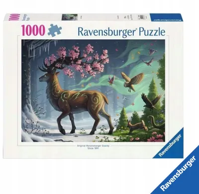 Produktbild von Ravensburger Puzzle 1000 Teile Frühlingshirsch für Erwachsene Kinder