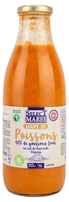 Image de Soupe de poisson Select Maree 1000 ml - Soupe de poisson fine aux fruits de mer, riche en goût