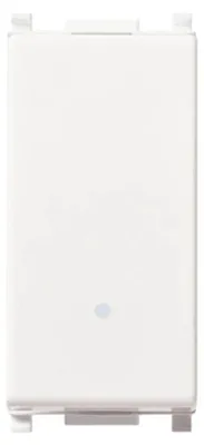 Immagine prodotto di Vimar 14008 Serie Plana Pulsante 1P no 10 A 250 V~ Illuminabile Tasto Sostituibile Bianco