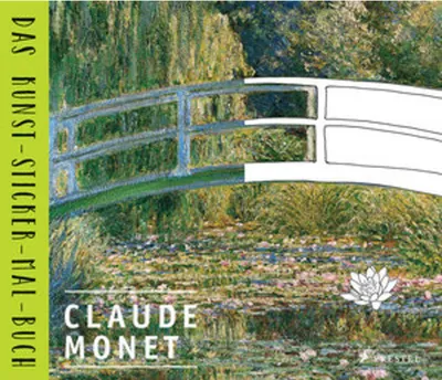 Produktbild von Ausmalbuch Claude Monet: Impressionistischer Stil Garten in Giverny mit Malvorlagen und Stickerbogen
