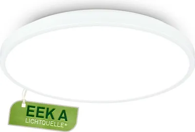 Zdjęcie produktu dla Lampa sufitowa LED Panel Lampa sufitowa 17,1 W 3900 lm Neutralna biel EEK A 38 cm Biała