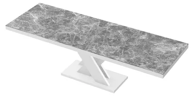 Produktbild von Design Esstisch Tisch HEN-111 Hochglanz ausziehbar 160 bis 256 cm