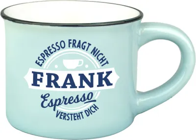 Produktbild von Persönliche Espressotasse Mokkatasse - Frank