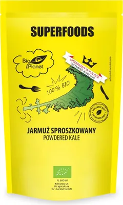 Produktbild von -Grünkohlpulver 125 g –  PLANET SUPERFOODS