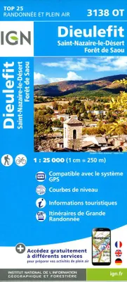 Immagine prodotto di Dieulefit, scala 1:25.000