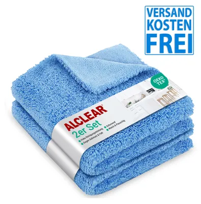 Image de ALCLEAR 820203K_2 Chiffons de cuisine en microfibres pour cuisines brillantes Nettoyant cuisine