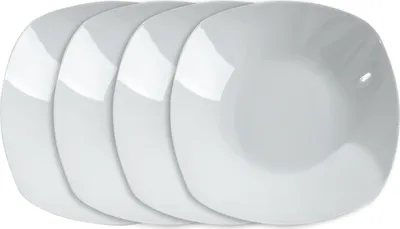 Produktbild von Suppenteller - Ø 22 cm - Weiß - Porzellan - 4er Set