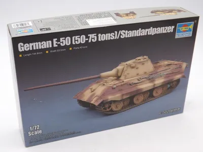 Obrázok produktu pre Trumpeter 1:72 7123 Nemecký E-50(50-75 ton)/Standardpanzer