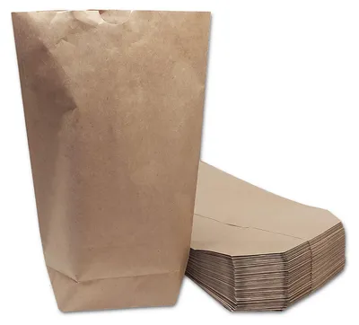 Produktbild von 2000 Stück | Papiertüten Braun 20 x 29 cm mit Kreuzboden Beutel Kraftpapier Tüte Bodenbeutel