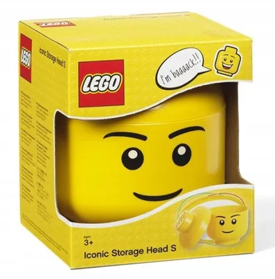 Produktbild von LEGO Aufbewahrungskopf (Größe S) – Junge